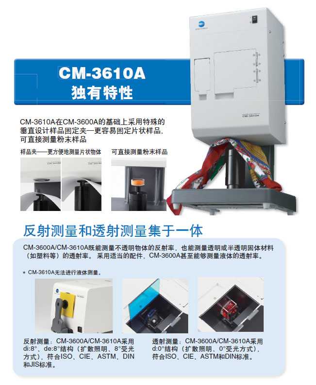 CM-3610A分光測色計(jì)主要特點(diǎn)