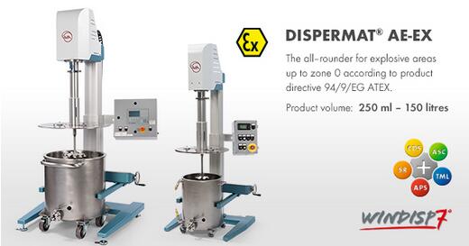 Explosion proof dissolver DISPERMAT? AE-EX分散機