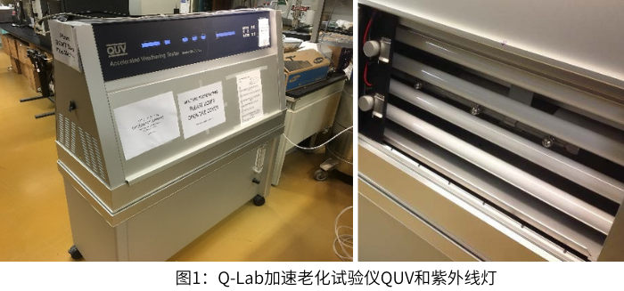 圖1Q-LAB加速老化試驗儀QUV和紫外線燈